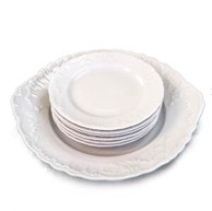 GURAL PORSELEN Porculanski set za kolače 7/1, bijeli