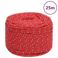Brodski konop, crveni, 10 mm, 25 m, od polipropilena