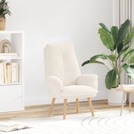 Udobna fotelja, krema