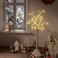 Božićno drvce izgled vrbe 128 LED 1,2 m, toplo bijela