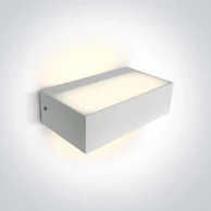 Vanjska zidna LED svjetiljka, 7W, CCTV, IP65, DM67392/W/V, bijela