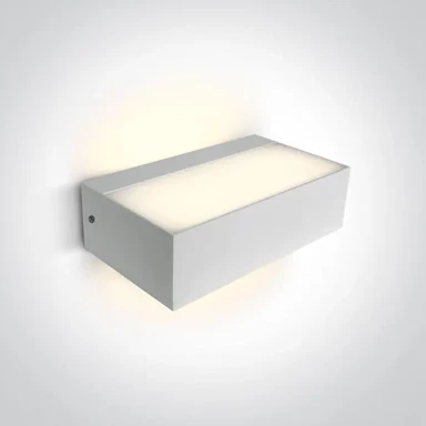 Vanjska zidna LED svjetiljka, 7W, CCTV, IP65, DM67392/W/V, bijela