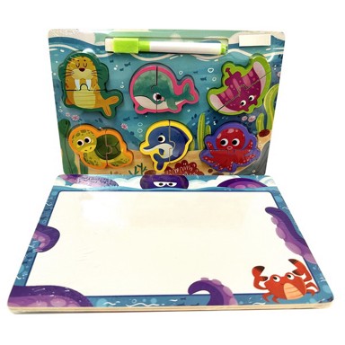 Drvena ploča i puzzle OCEAN