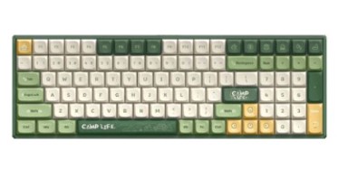 IQUNIX Tipkovnica F97 Camping Wireless, RGB, MX-Brown Switches, US layout
