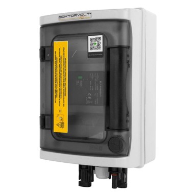 DOKTORVOLT Fotonaponski razdjelnik DC 1000 V s odvodnikom prenapona T1+T2 FLP-PV1000/Y Saltek, 1 string, IP65, nadžbukni