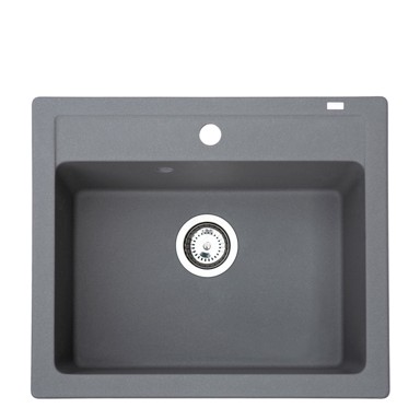 METALAC Sudoper Standardni Xgranit Xquadro 60, 600x500, grafit