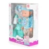 BABYDOLL Lutka s kahlicom i dudom, 31 cm, siva