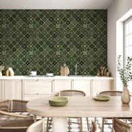 Tapeta Olive Mosaic, 50x1000 cm, vodootporna