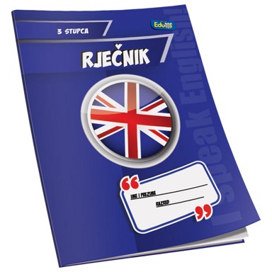 EDUCA Rječnik, B6, 40 listova, 3 stupca