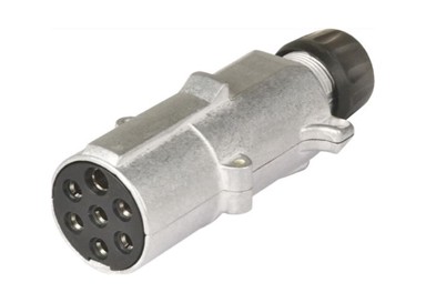 KAMAR Utičnica 7 pola za prikolicu, aluminijski, 24V N, E1266-A