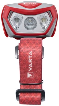 VARTA Naglavna LED svjetiljka Outdoor Sports H20 Pro, sivo-crvena