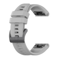 B-STRAP Silicone Carson remen za Garmin Fenix 5s / 5s Plus / 6s / 6s Pro / 7s / 8 43mm, gray