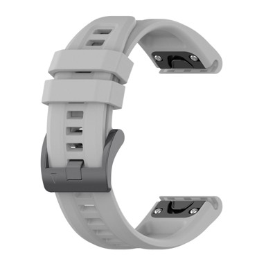 B-STRAP Silicone Carson remen za Garmin Fenix 5s / 5s Plus / 6s / 6s Pro / 7s / 8 43mm, gray