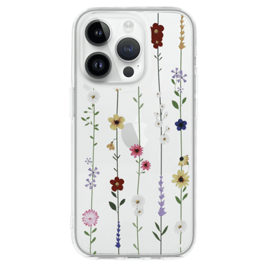 ONASI Silikonska maskica, iPhone 15 Pro, Garden, prozirna