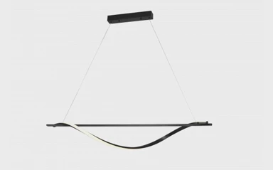 OPTONICA LED viseća svjetiljka, 17W, crna