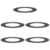 Plastična sadilica velika, plastika, crna, okrugla, moderna