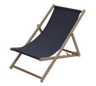 ROJAPLAST Drvena ležaljka Bahama, grafitno siva