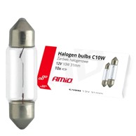 AMIO Halogene žarulje C10W Festoon, 31 mm, 12 V, 10 W, 10 kom.