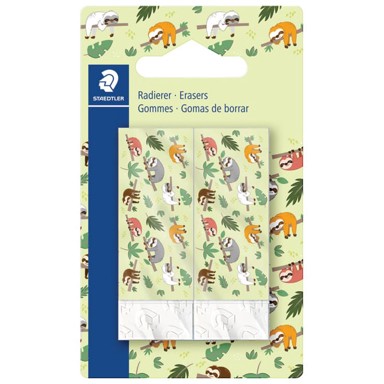STAEDTLER Gumica Rasoplast B20 PK2 Pattern Mix 526B2PMBK2, blister