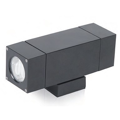 Vanjska zidna rasvjeta, WM052, tamno siva-antracit