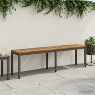 Vrtna klupa 161 x 35 x 45 cm Čvrsto drvo akacije Pravokutni