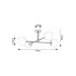 RABALUX Stropna lampa, KIARA, 4xE27, 35W, G45