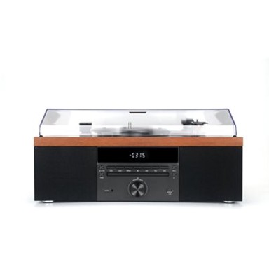 AKAI Gramofon ATT-14BT, FM radio, CD player, USB, BT, zvučnici, drvo