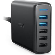 ANKER Kućni punjač PowerPort Speed 5, crni