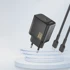 DUDAO Punjač A27P, GaN, 30W, USB-C PD, crni