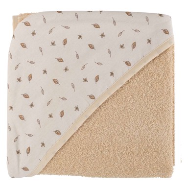 BUBABA BY FREEON Ručnik Listići, 100x100 cm, bež