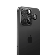 BENKS Warrior zaštita od kaljenog stakla za kameru iPhone 16 Pro/16 Pro Max (3 leće) srebrna