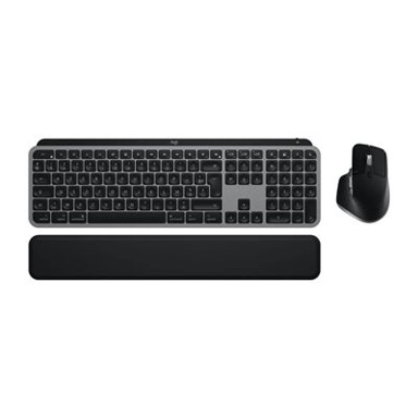 LOGITECH Tipkovnica + miš MX Keys S Combo, bežični, sivi