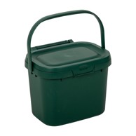 ADDIS Kuhinjska kanta s poklopcem, višenamjenska, 24,5 × 18,5 × 19 cm, plastika, zelena