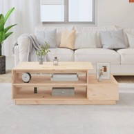 Stolić za kavu 120 x 50 x 40,5 cm od masivne borovine