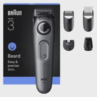 BRAUN Trimer za bradu BeardTrimmer 3 80789789, crni