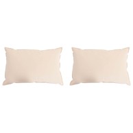 Set jastuka, 2 kom, 70 x 90 cm, kapok vlakna, bež