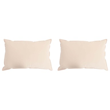 Set jastuka, 2 kom, 70 x 90 cm, kapok vlakna, bež