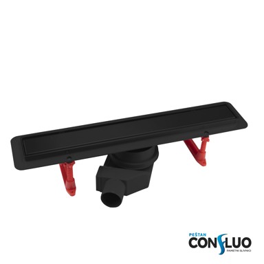 CONFLUO Odvod Primo Compact Line 650 mat crna