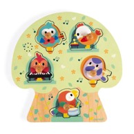 JANOD Puzzle Glazbene Rođendanska zabava, 5 dijelova, 18m+