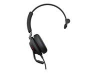 JABRA Slušalice Evolve2 40 MS, crne, on-ear, Mono, USB-C