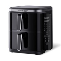 COMFY NEST Digitalna friteza na vrući zrak CN-06177, dvostruka košara, 11 l, 2800 W
