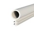 DQ-PP cijevna brtva za vrata STD-03, promjer 8 mm, utor 3 mm, 5 m, TPE guma, bijela