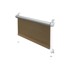 GARDINIA Smeđe rolete 80x150 cm Mini Termo 
