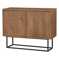 KALUNE DESIGN Ormarić u dekoru oraha u prirodnoj boji 90x72 cm Rodez