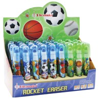 BENSIA Gumica-olovka, 9183, 5 nastavaka, Sports Ball