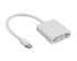E-GREEN Adapter MiniDisplayPort (M) na DVi-I (F), bijeli