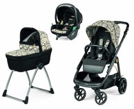 PEG PEREGO Dječja kolica Veloce Belvedere Lounge 3u1, modularni sustav, Bijela