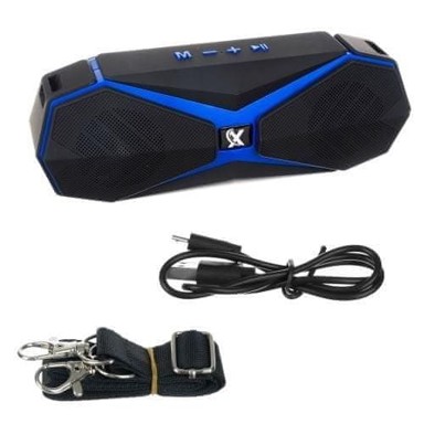MALATEC Bluetooth zvučnik, bežični, USB, 1200mAh, FM radio, moder
