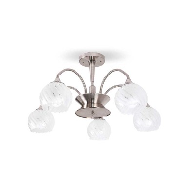 Luster Nora, E27, 5 x 40 W, 1206-5, bijeli nikl