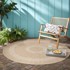 AYYILDIZ CARPETS Okrugli vanjski tepih Comilla ø 120 cm, bež